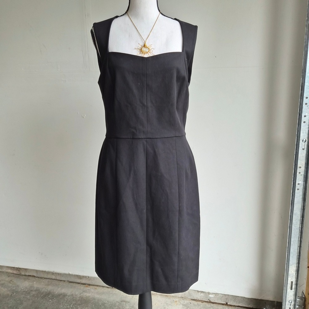 Banana Republic Sloan Dress Women 12 Minimalist Workwear Office Siren Staple NWT